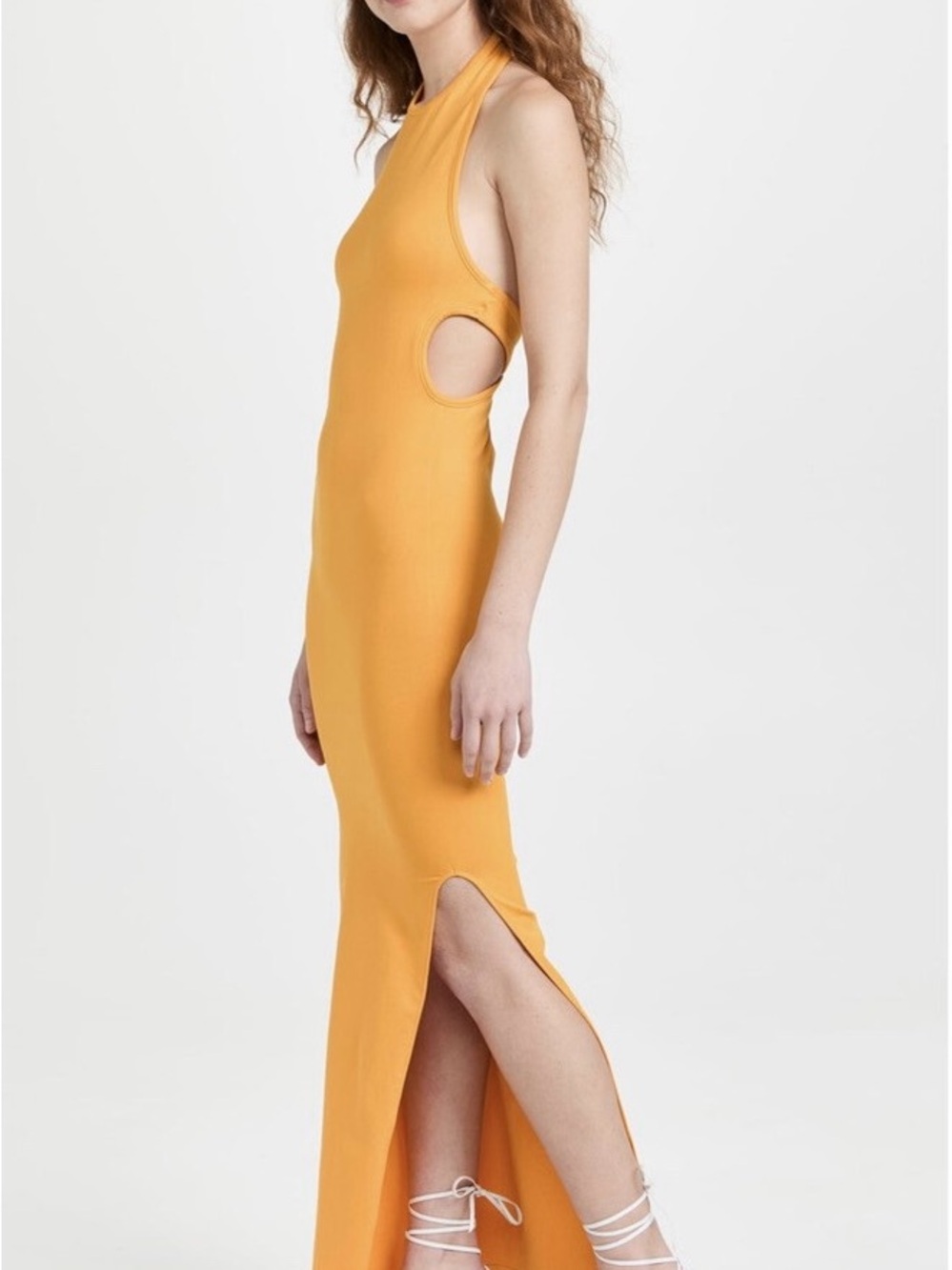 Simon Miller Blim Dress Bodycon Open Back Orange Size XS/S